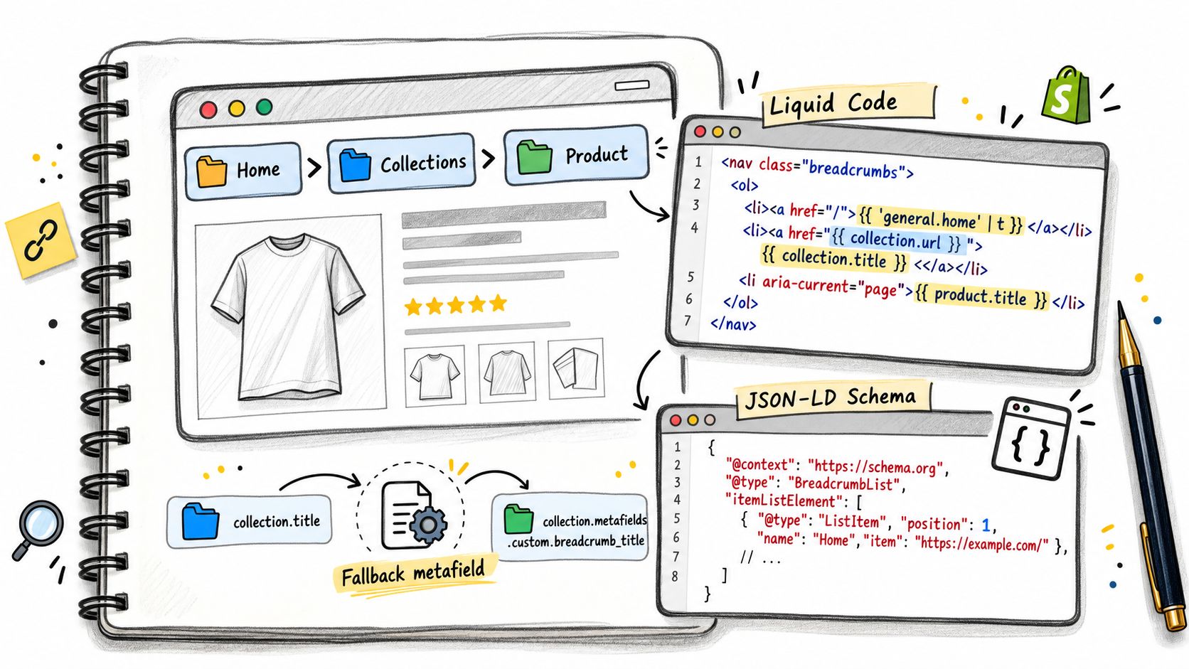Screenshot from https://example.com/screenshots/shopify-breadcrumb-liquid-jsonld.png